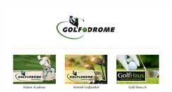 Desktop Screenshot of golfodrome.ch